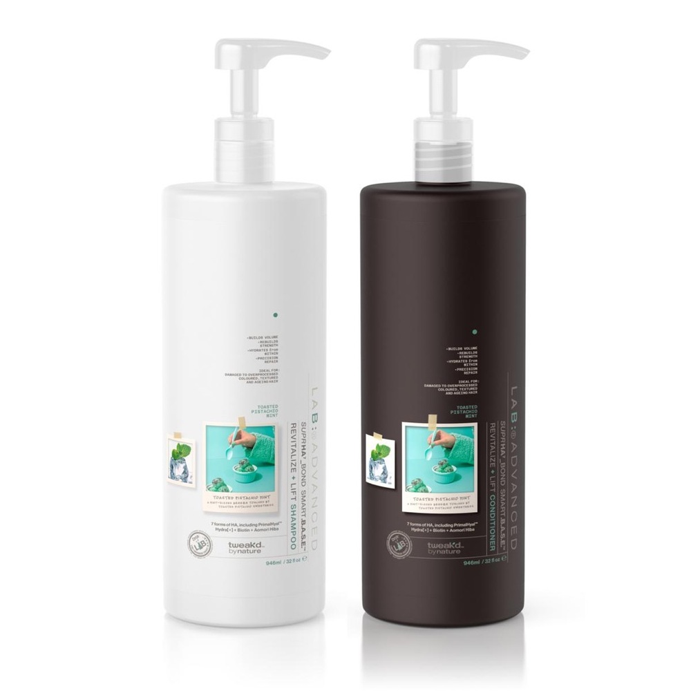 Tweak'd by Nature Suprha7 BondK31 Shampoo & Conditioner - Toasted Pistachio Mint